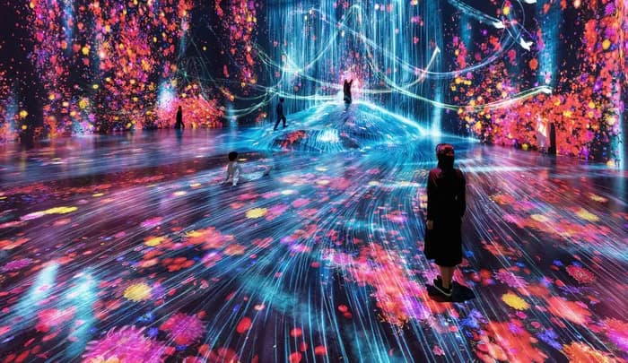 TeamLab Planaets Auabudai Hills Tokyo Japan